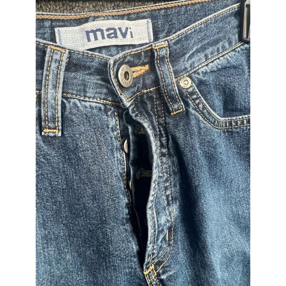 MAVI Kate Style 174 25x30 Bootcut Denim Jeans Womens  Button Fly Low Rise Blue - Picture 7 of 13
